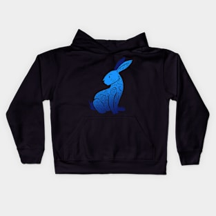 Alt Bunny - Blue Kids Hoodie